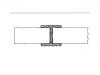 175609 - Aluminium lábazatelem h=100 Láb.hossztoldó 